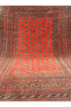 Burnt Auburn Mori Bokhara Handmade Carpet