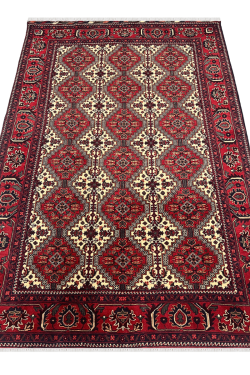Handmade Afghan Caucasian panel Rug