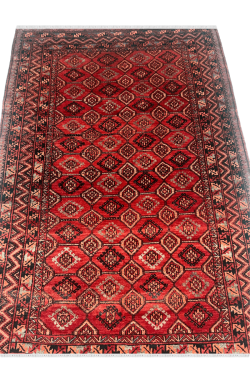 Laal Dibbi Panel Afghani Handmade carpet