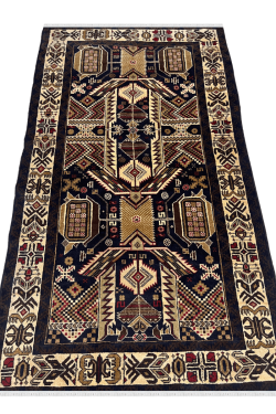 Abstract Afghani HandKnotted Carpet