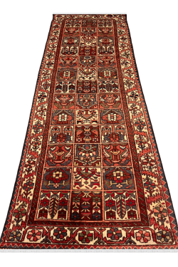 Multi Colour Box Caucasian Afghan Hand Knotted Carpet
