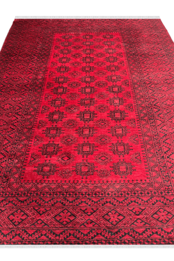 Afghan Bokhara Hand knotted Carpet