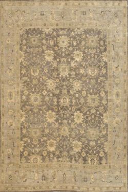 Shades of Brown Handknotted Area Rug