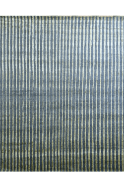 Vertical Silver Gray Modern Area Rug