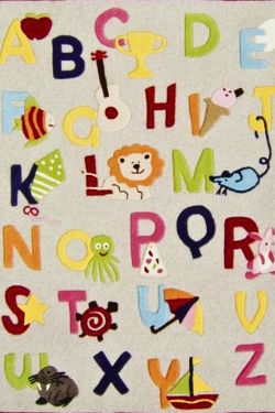 ABCD Kids Handknotted Rug