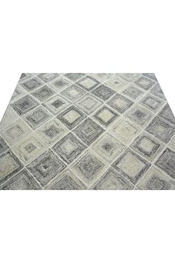 Sterling Gray Handmade Modern Carpet