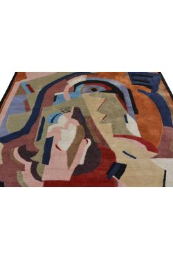 French Contemporary Modern Woolen Area Rug