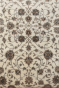 All over Floral Cream Kashan Wool Handknotted Carpet 