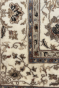 All over Floral Cream Kashan Wool Handknotted Carpet 