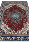 Kashmiri Rouge Center Medallion Handmade Woolen Area Rug