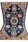 Blue Nile Chandelier Handmade Afghan Carpet 