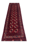 Afghan maroon Bokhara Handmade Runner Rug