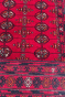 Afghani Bokhara Cherry Pattern Handmade Area Runner Rug