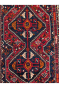 Double Motif Maroon Afghani Hand Knotted Carpet