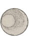 Inner Circular Ivory Handknotted Round Rug