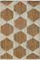 Multiple Hexagon Pattern Jute Handmade Carpet