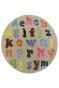 ABCD Kids Circular Handknotted Rug