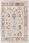 Ivory Gray Oushak Handmade Wool Large Carpet