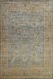 Blue Base Oushak Motif Handknotted Area Rug