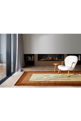 Kyoto Cream Wool Area Rug