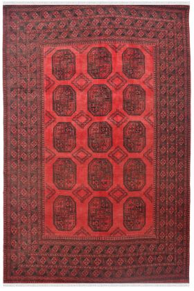 Motif Afghan Bokhara Area Rug