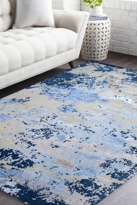 Cloudy Sky Handknotted Modern Carpet