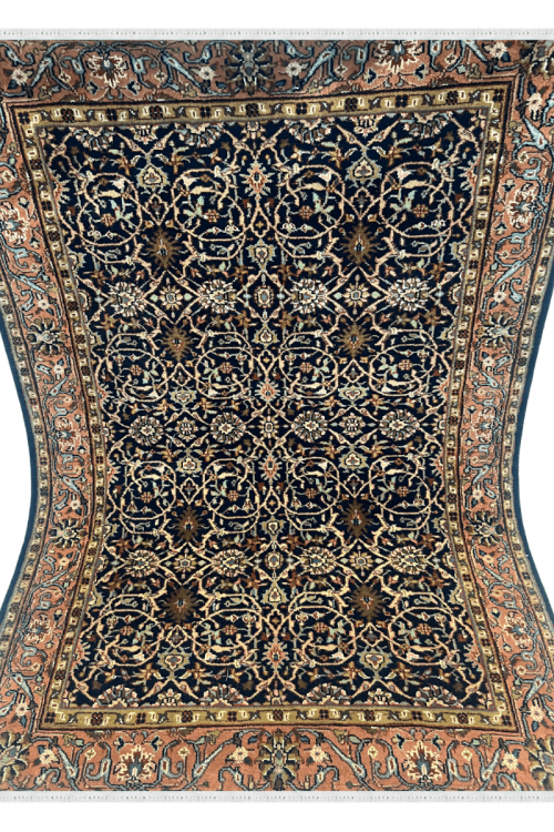 Heriz Rust Floral Handmade Carpet