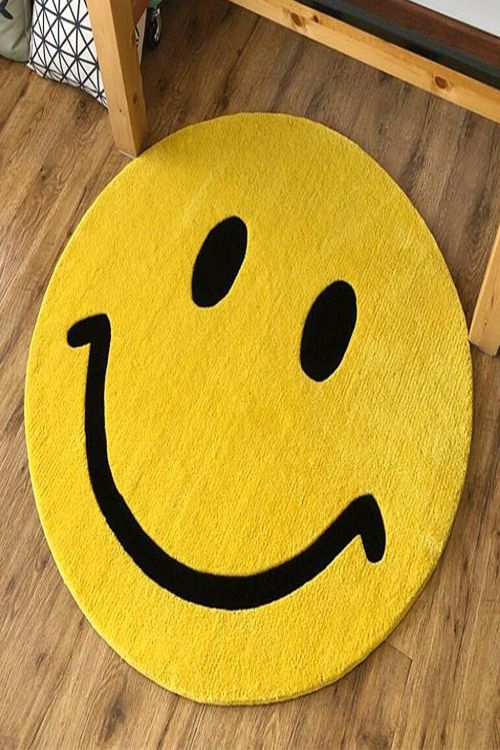 Smily Kids Handknotted Yellow Rug