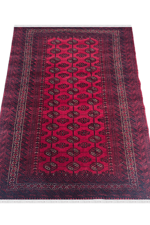 Cherry Blossom Afghan Bokhara Handmade Rug