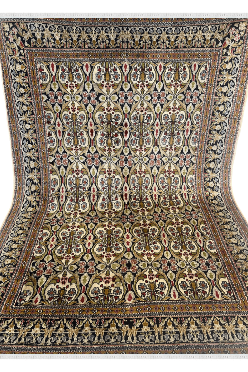 All Over Pistachio Pattern Kashmir Wool Handmade Carpet 