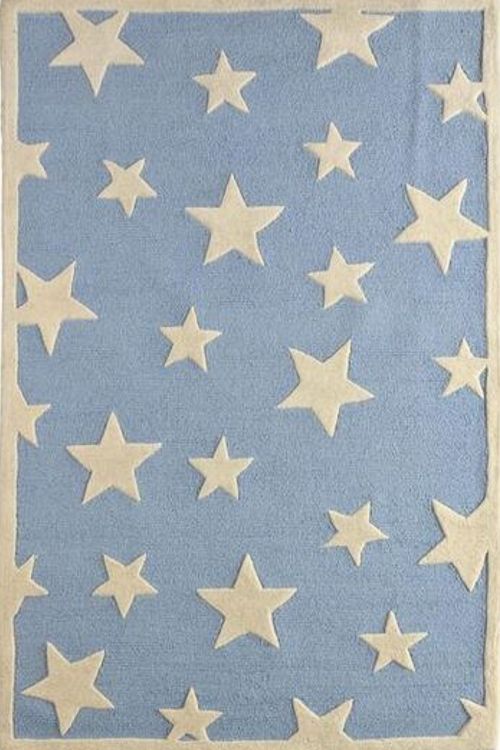 Stars Kids Handknotted Rug