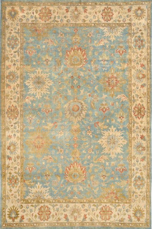 Bombay Blue Handmade Oushak Area Rug