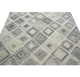 Sterling Gray Handmade Modern Carpet