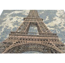 Eiffel Tower Handmade Woolen Carpet 