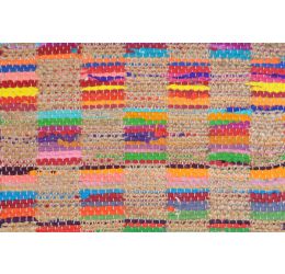 Jute Box Chindi Hand Woven Dhurrie Rug