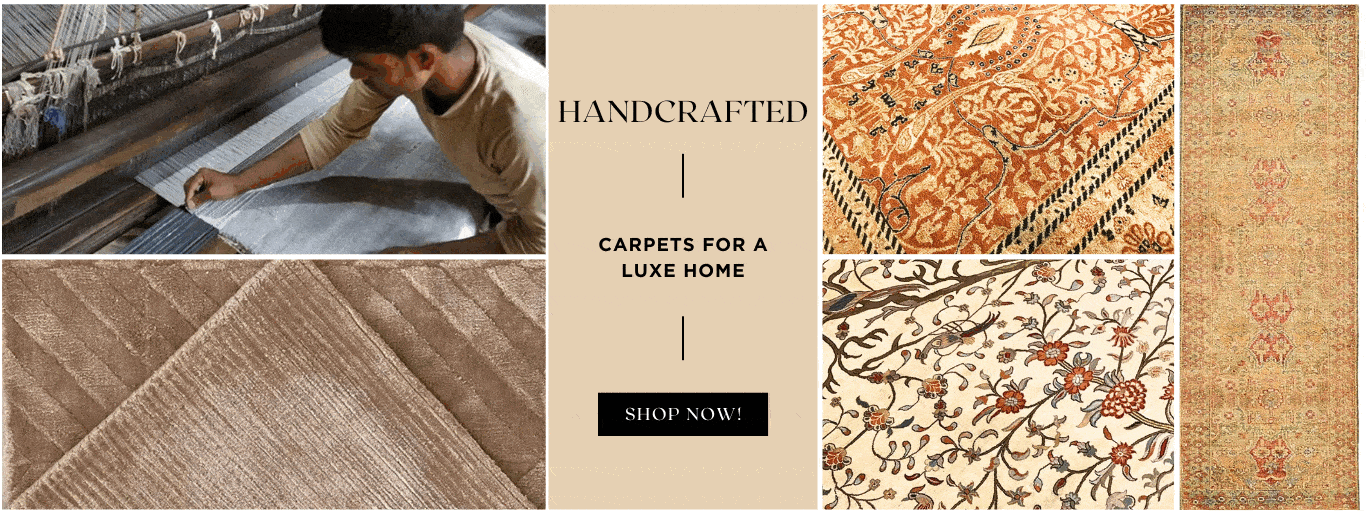 Handknotted area rugs